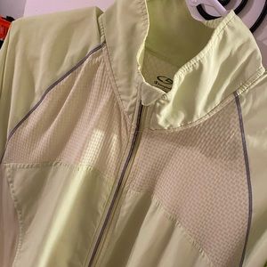 Women’s Size XXL Neon Yellow Champion Track Jacket